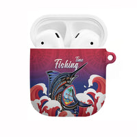 Guam Blue Marlin Fishing AirPods Case Polynesian Style