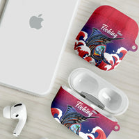 Guam Blue Marlin Fishing AirPods Case Polynesian Style