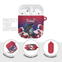 Guam Blue Marlin Fishing AirPods Case Polynesian Style