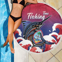 Guam Blue Marlin Fishing Beach Blanket Polynesian Style LT05 - Polynesian Pride