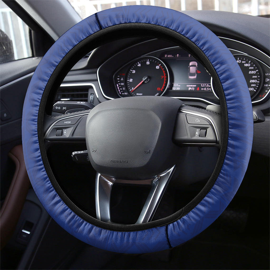 Guam Blue Marlin Fishing Steering Wheel Cover Polynesian Style LT05 - Polynesian Pride