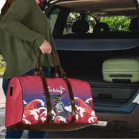 Guam Blue Marlin Fishing Travel Bag Polynesian Style