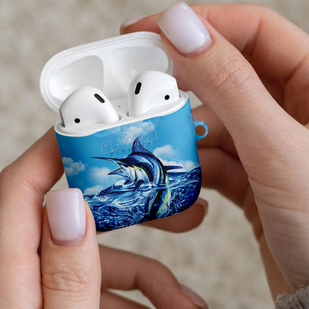 Hawaii Blue Marlin Fishing AirPods Case LT05 - Polynesian Pride