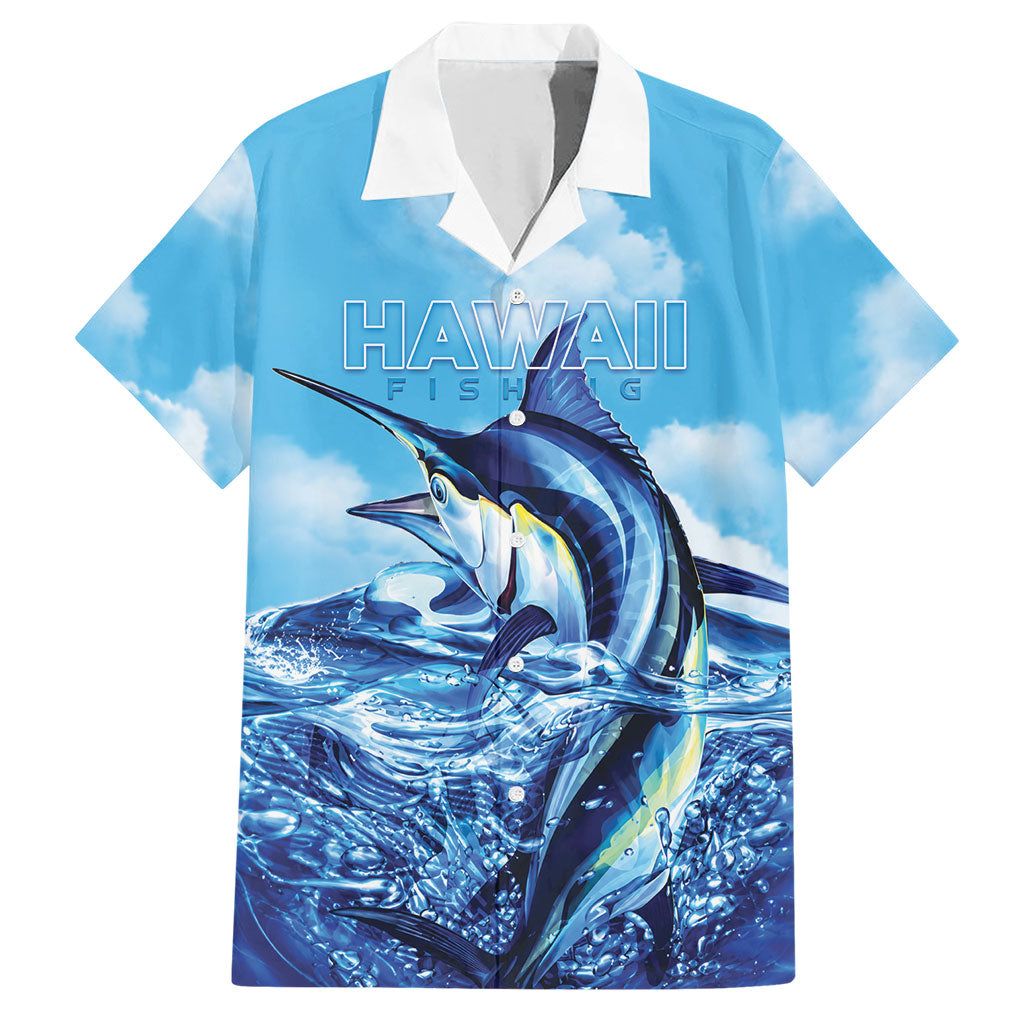 Hawaii Blue Marlin Fishing Hawaiian Shirt