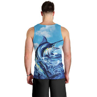 Hawaii Blue Marlin Fishing Men Tank Top