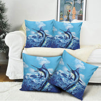 Hawaii Blue Marlin Fishing Pillow Cover LT05 - Polynesian Pride