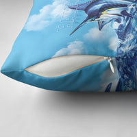 Hawaii Blue Marlin Fishing Pillow Cover LT05 - Polynesian Pride