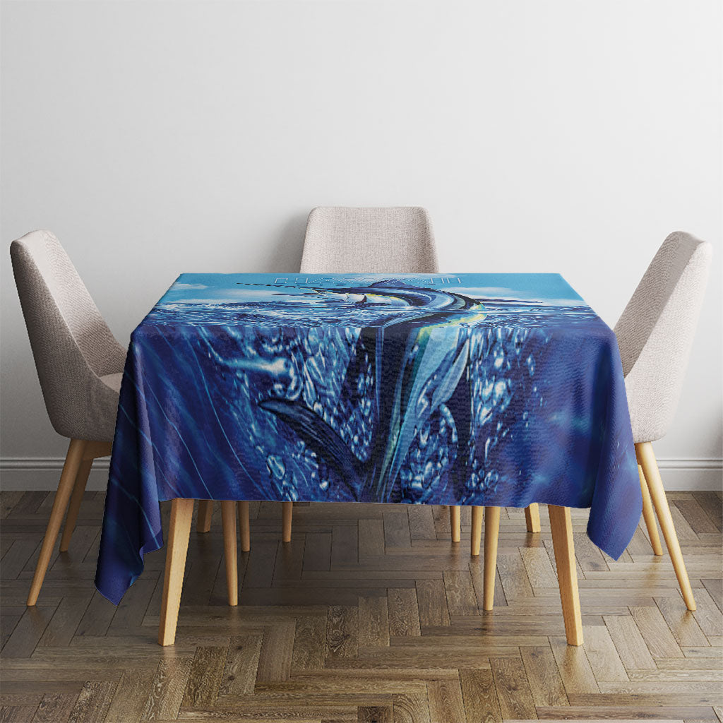 Hawaii Blue Marlin Fishing Tablecloth LT05 - Polynesian Pride