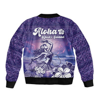Aloha Hawaii Kauai Island Bomber Jacket Hula Till You Drop