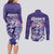 Aloha Hawaii Kauai Island Couples Matching Long Sleeve Bodycon Dress and Long Sleeve Button Shirt Hula Till You Drop