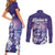 Aloha Hawaii Kauai Island Couples Matching Short Sleeve Bodycon Dress and Long Sleeve Button Shirt Hula Till You Drop