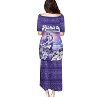 Aloha Hawaii Kauai Island Family Matching Puletasi and Hawaiian Shirt Hula Till You Drop