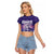 Aloha Hawaii Kauai Island Raglan Cropped T Shirt Hula Till You Drop