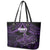 Hawaii Kauai Island Leather Tote Bag Rooster Tribal Tattoo Simple Style