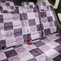 Lavender Manta Ray Hawaiian Quilt Motif Back Car Seat Cover