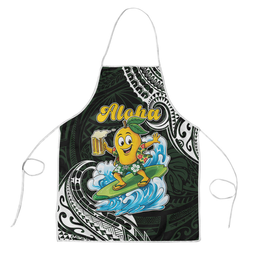 Aloha Hawaii Mango Surfing Apron Polynesian Style