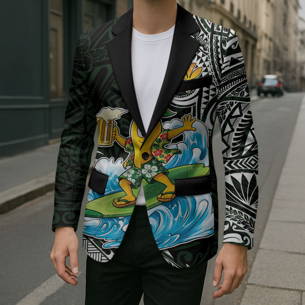 Aloha Hawaii Mango Surfing Blazer Polynesian Style