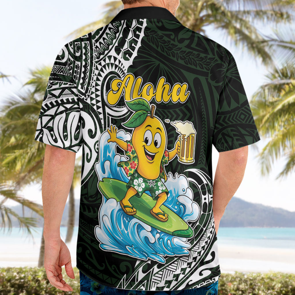 Aloha Hawaii Mango Surfing Hawaiian Shirt Polynesian Style
