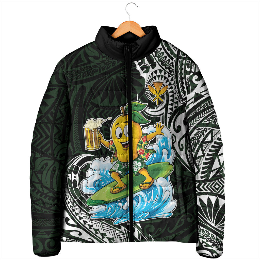 Aloha Hawaii Mango Surfing Padded Jacket Polynesian Style