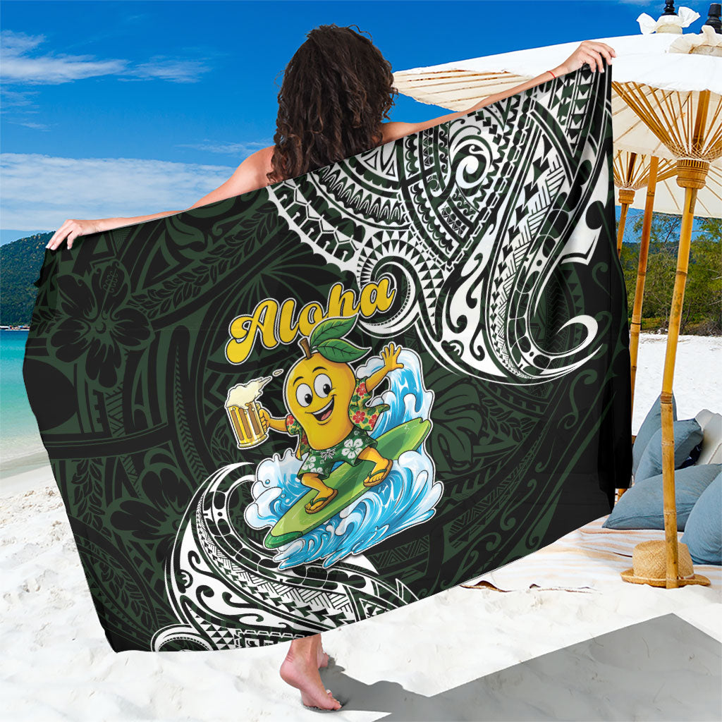 Aloha Hawaii Mango Surfing Sarong Polynesian Style