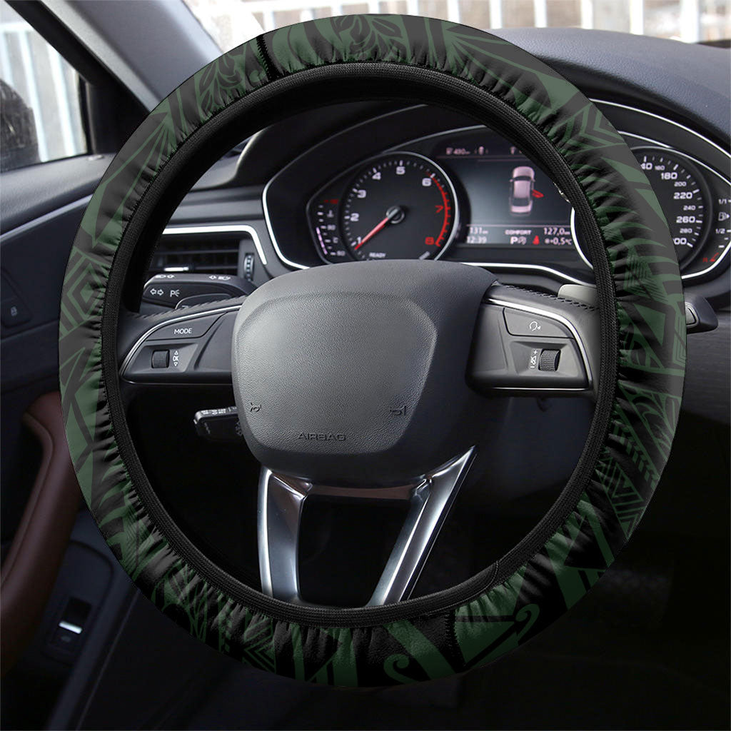 Aloha Hawaii Mango Surfing Steering Wheel Cover Polynesian Style