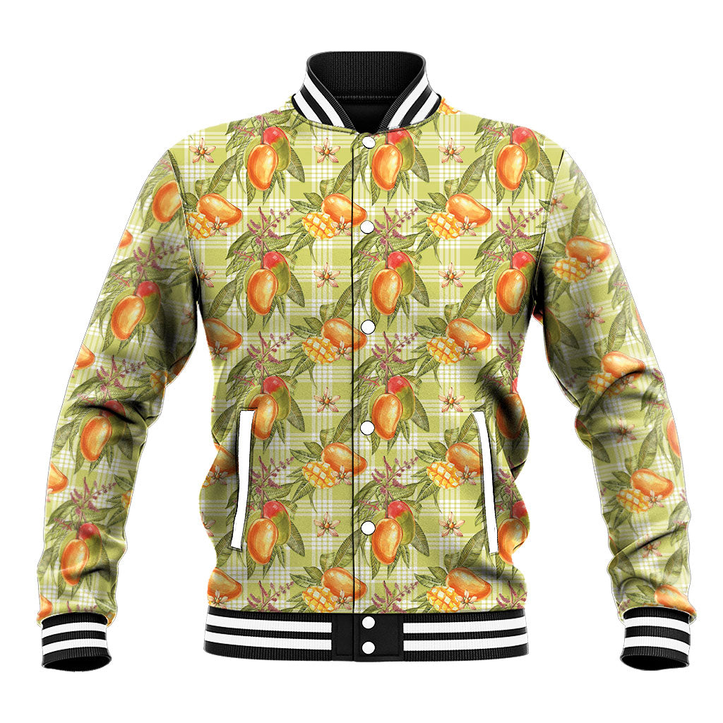 Vintage Hawaii Mango Baseball Jacket Yellow Green Hawaiian Palaka