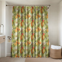 Vintage Hawaii Mango Bathroom Set Yellow Green Hawaiian Palaka