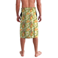 Vintage Hawaii Mango Lavalava Yellow Green Hawaiian Palaka