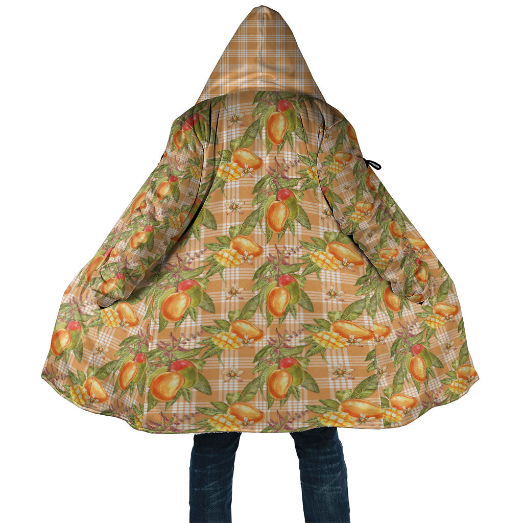 Vintage Hawaii Mango Cloak Coral Hawaiian Palaka