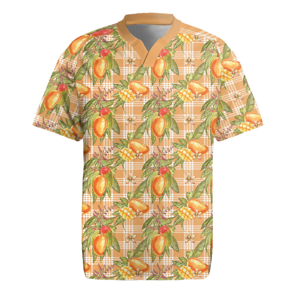 Vintage Hawaii Mango Rugby Jersey Coral Hawaiian Palaka