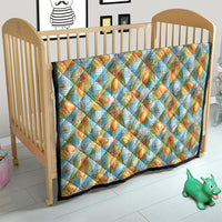 Vintage Hawaii Mango Quilt Blue Hawaiian Palaka