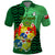 Personalized Tonga Polo Shirt Coat Of Arms Haapai With Ngatu Pattern LT05 Green - Polynesian Pride