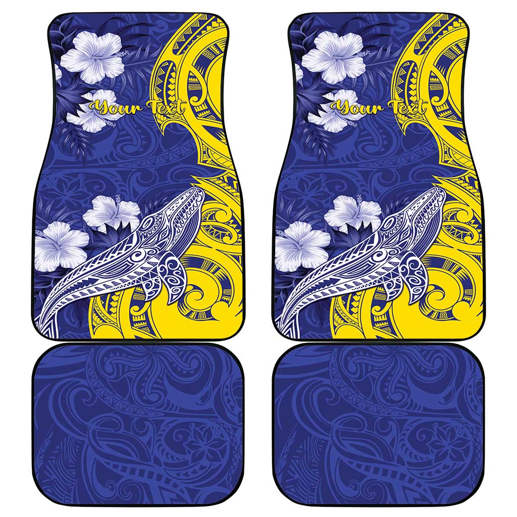Nauru 92nd Anniversary Of Angam Car Mats Polynesian Whale Pattern