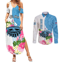 fiji-day-couples-matching-summer-maxi-dress-and-long-sleeve-button-shirts-tanoa-hibiscus-fijian-tapa-masi-pattern