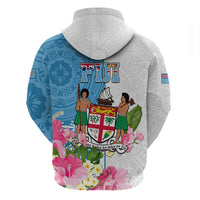 Fiji Day Hoodie Tanoa Hibiscus Fijian Tapa Masi Pattern LT05 - Polynesian Pride