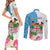 personalized-fiji-day-couples-matching-short-sleeve-bodycon-dress-and-long-sleeve-button-shirts-tanoa-hibiscus-fijian-tapa-masi-pattern