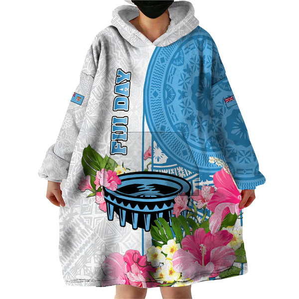 Fiji - Custom Personalised Hoodie - Fiji Ginger Lei Pattern Gold