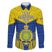 niue-constitution-day-family-matching-short-sleeve-bodycon-dress-and-hawaiian-shirt-coat-of-arms-niuean-hiapo-pattern