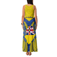 niue-constitution-day-family-matching-tank-maxi-dress-and-hawaiian-shirt-coat-of-arms-niuean-hiapo-pattern