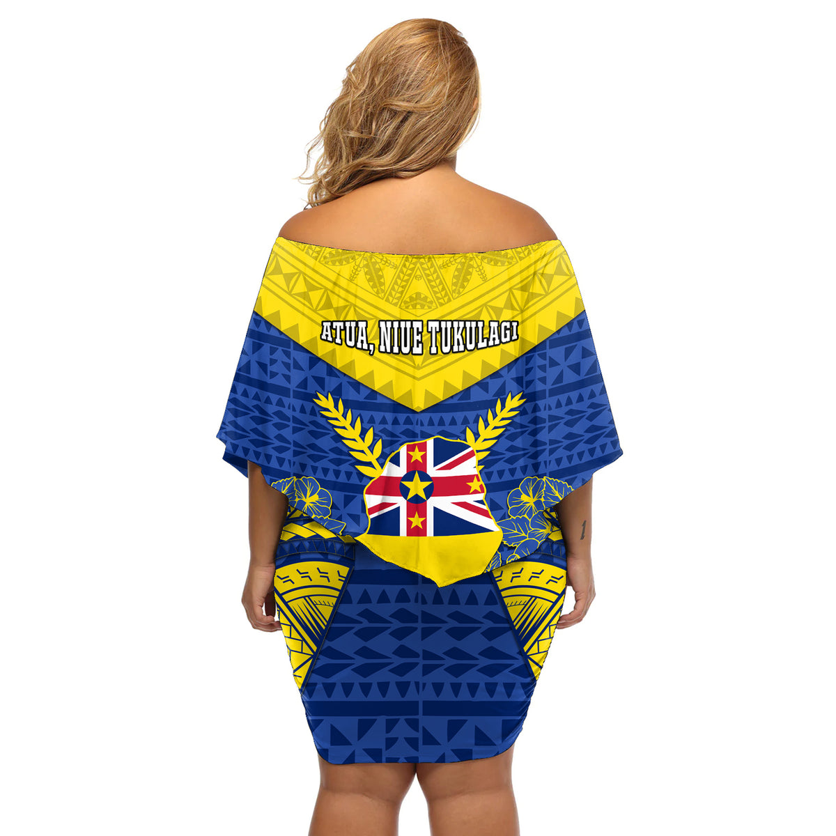 niue-constitution-day-off-shoulder-short-dress-coat-of-arms-niuean-hiapo-pattern