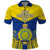 Niue Constitution Day Polo Shirt Coat Of Arms Niuean Hiapo Pattern LT05 Yellow - Polynesian Pride