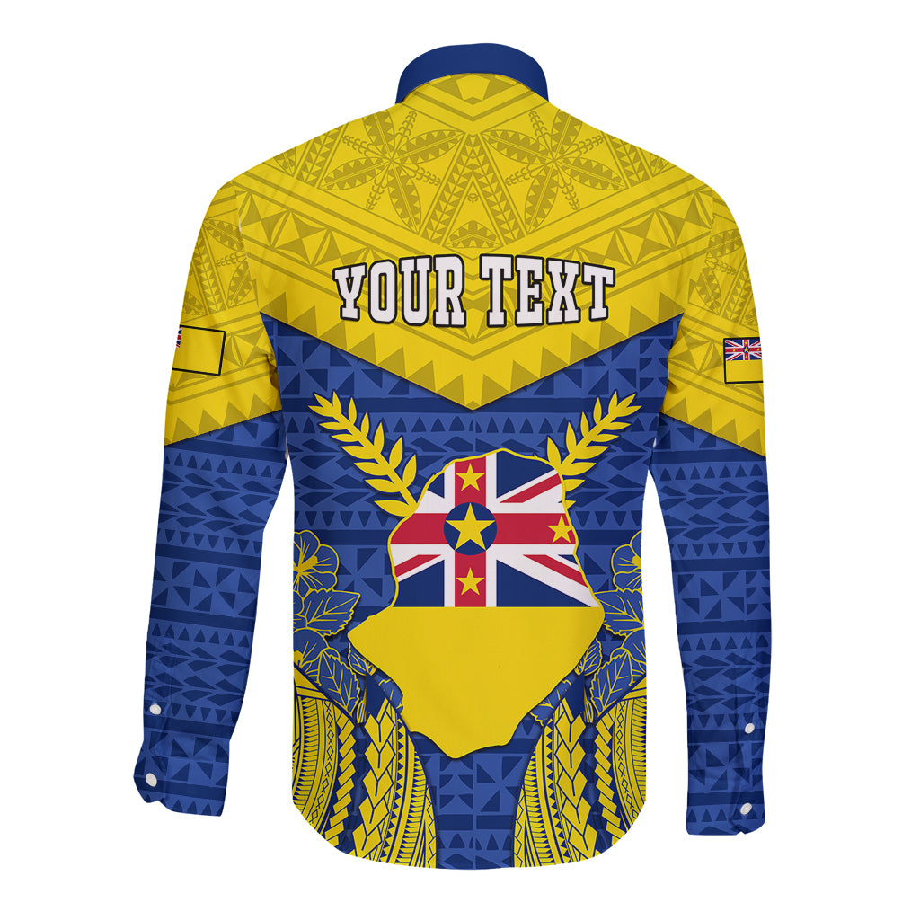personalized-niue-constitution-day-long-sleeve-button-shirt-coat-of-arms-niuean-hiapo-pattern