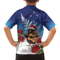 New Zealand Kiwi Christmas Family Matching Tank Maxi Dress and Hawaiian Shirt Xmas Vibe