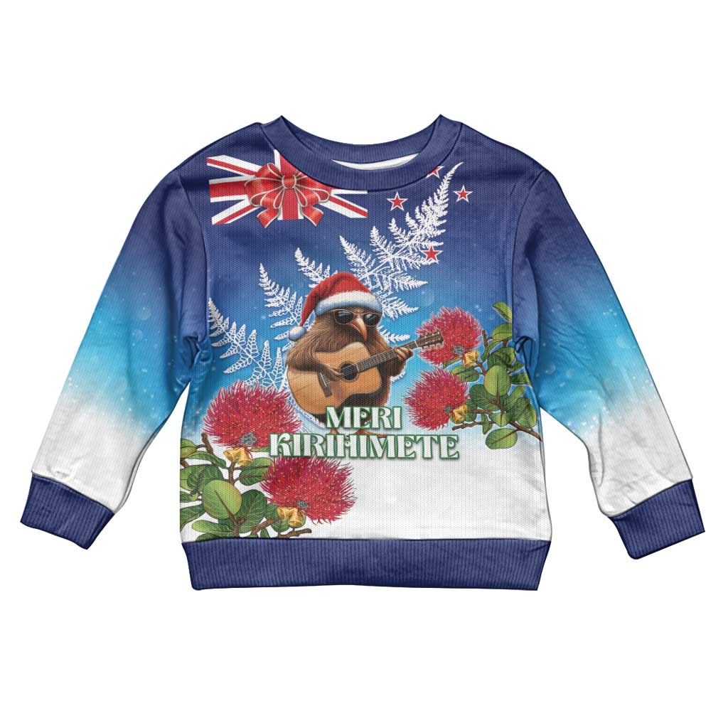 New Zealand Kiwi Christmas Kid Ugly Christmas Sweater Xmas Vibe