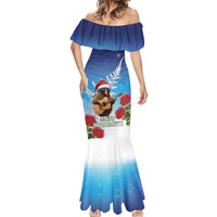 New Zealand Kiwi Christmas Mermaid Dress Xmas Vibe
