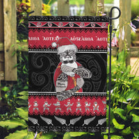 New Zealand Santa Tiki Christmas Garden Flag Meri Kirihimete