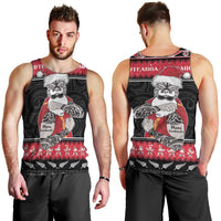 New Zealand Santa Tiki Christmas Men Tank Top Meri Kirihimete