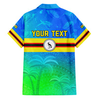 Personalised Solomon Islands Choiseul Province Day Family Matching Off Shoulder Short Dress and Hawaiian Shirt Sea Turtle Tribal Pattern LT05 - Polynesian Pride