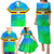 Personalised Solomon Islands Choiseul Province Day Family Matching Puletasi Dress and Hawaiian Shirt Sea Turtle Tribal Pattern LT05 - Polynesian Pride