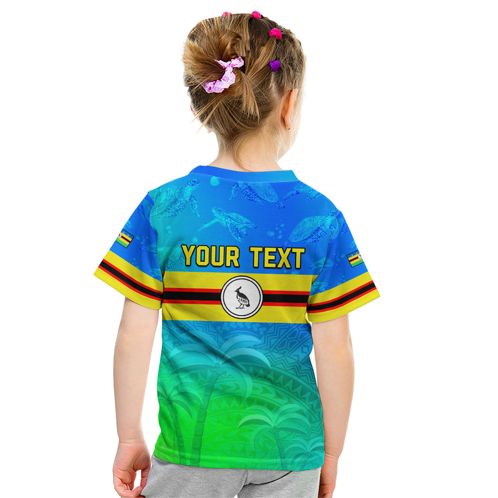 Personalised Solomon Islands Choiseul Province Day Kid T Shirt Sea Turtle Tribal Pattern LT05 - Polynesian Pride